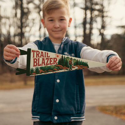 Trail Blazer Felt Pennant