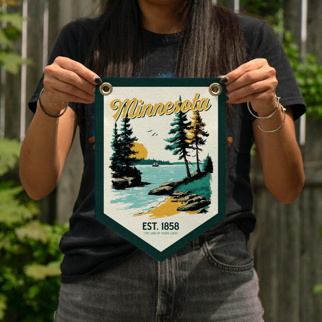 Minnesota Felt Camp Flag