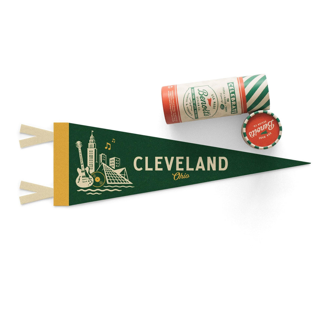 Cleveland Ohio Felt Pennant