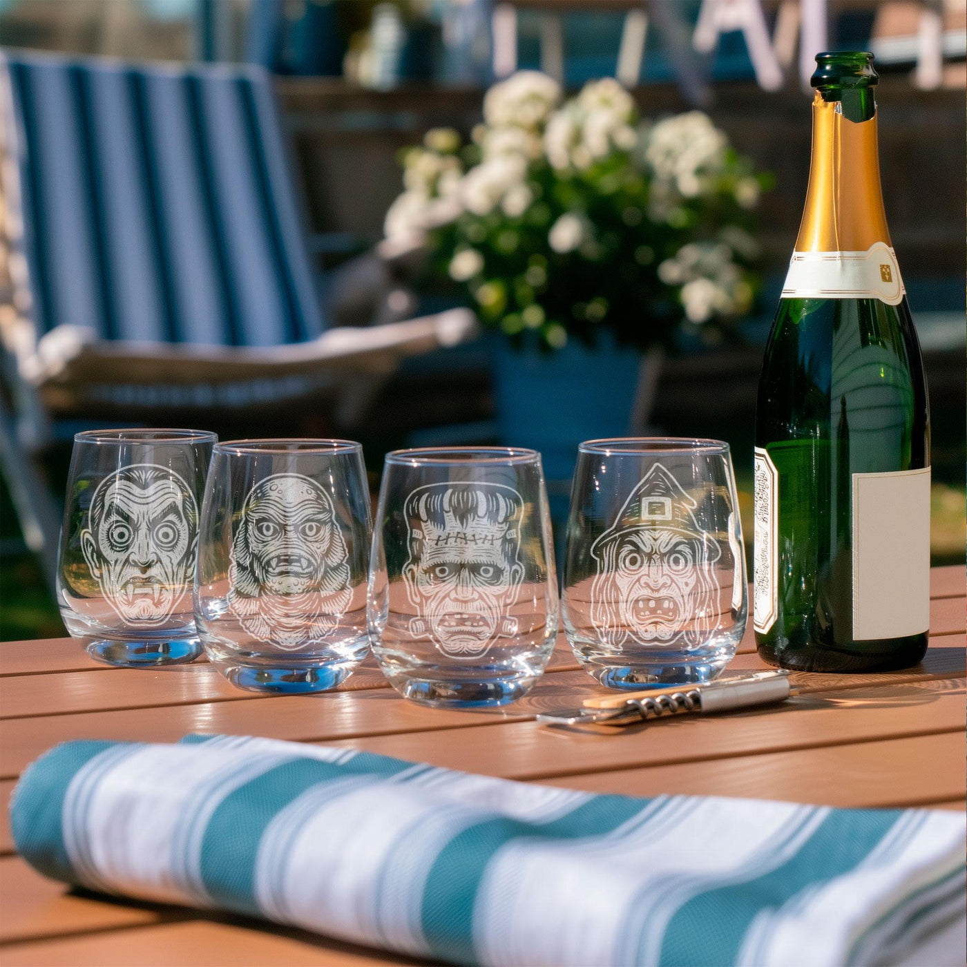 Classic Monsters Glassware Set