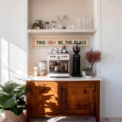This Must Be The Place Felt Sign Banner