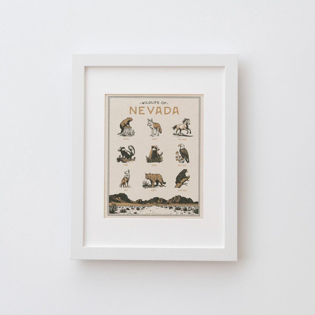 Nevada Wildlife Print