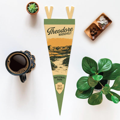 Theodore Roosevelt National Park Felt Pennant