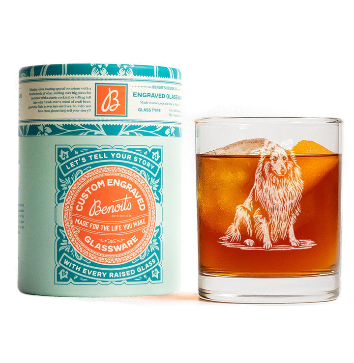 Shetland Customizable Dog Glasses