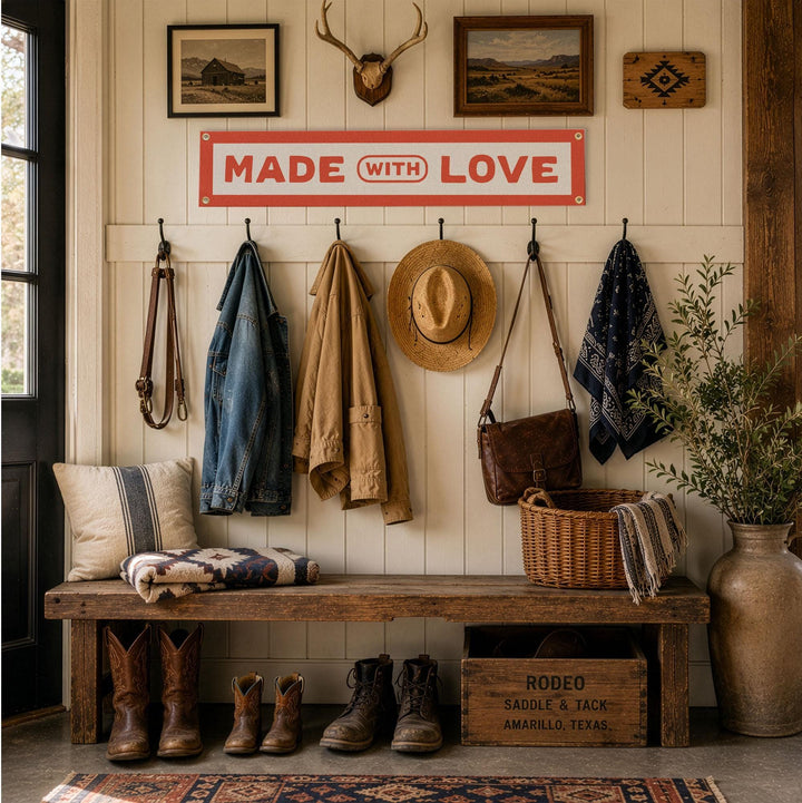 Made With Love Felt Banner