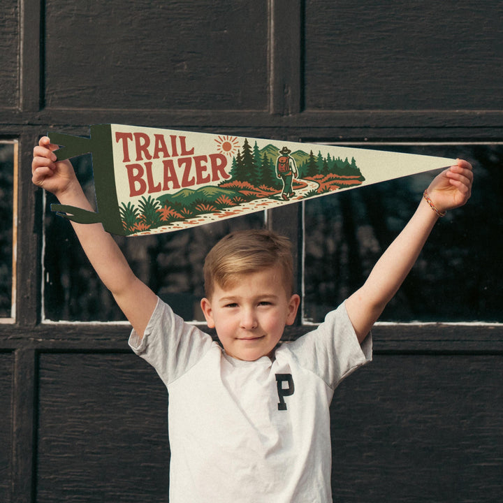 Trail Blazer Felt Pennant