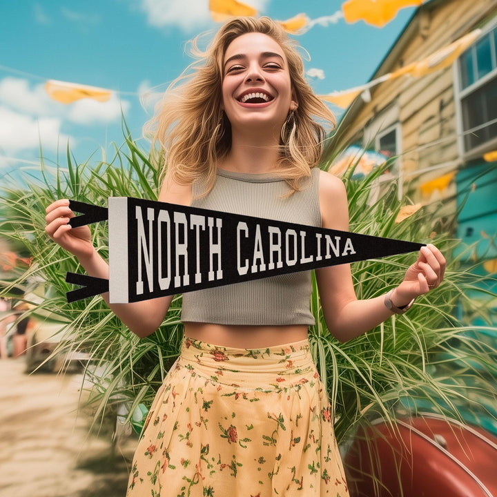 North Carolina Varsity Felt Pennant