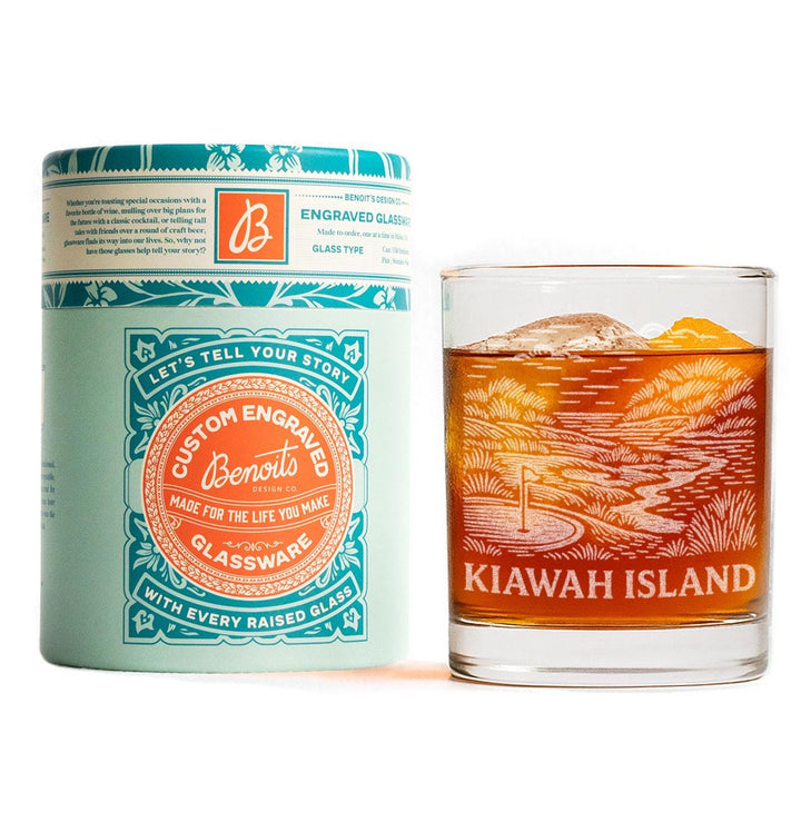 Kiawah Island South Carolina Glasses