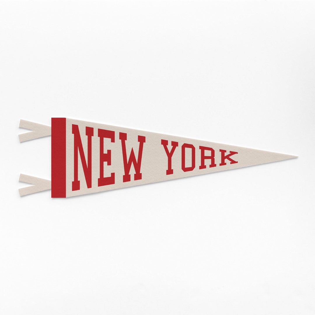 New York Varsity Felt Pennant