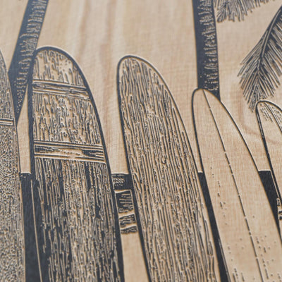 Surf Boards and Palm Trees Wall Art