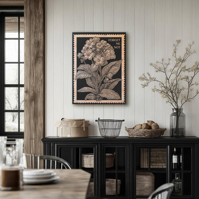 Forget Me Not Floral Wall Art