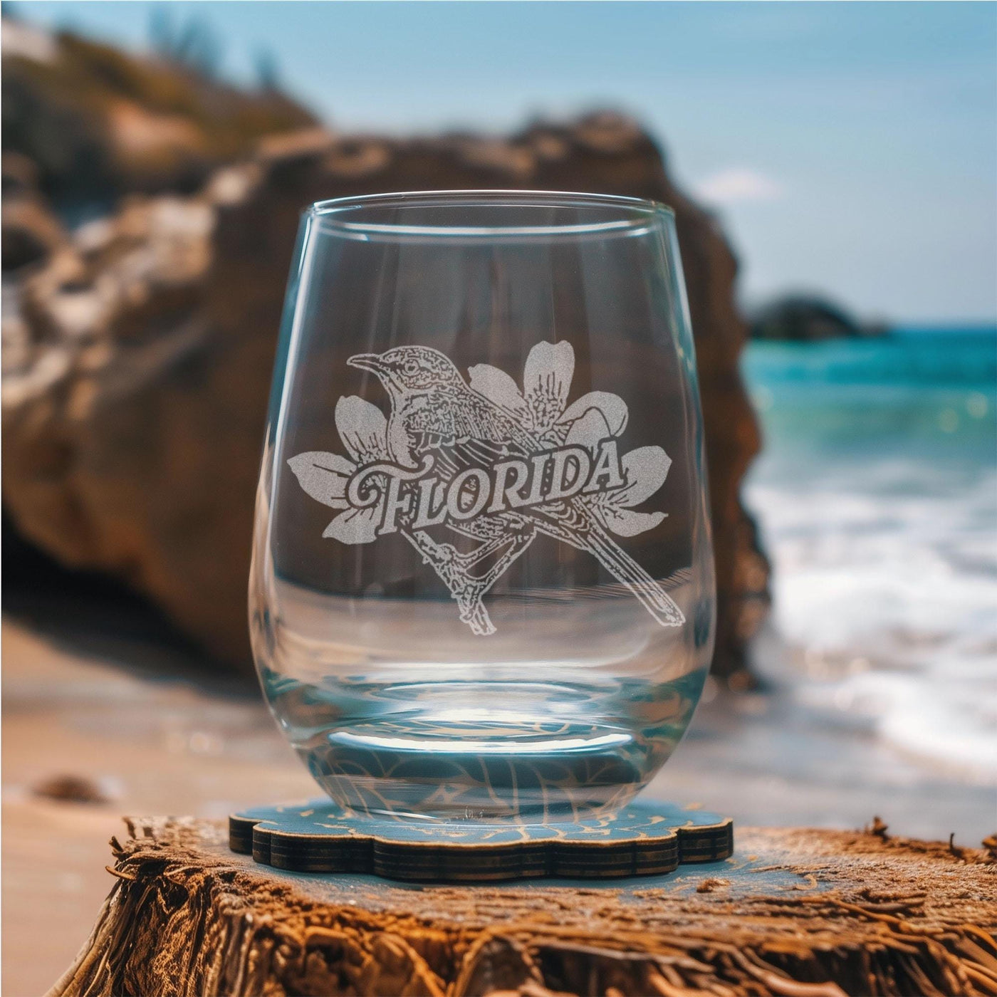 Florida State Bird Glasses