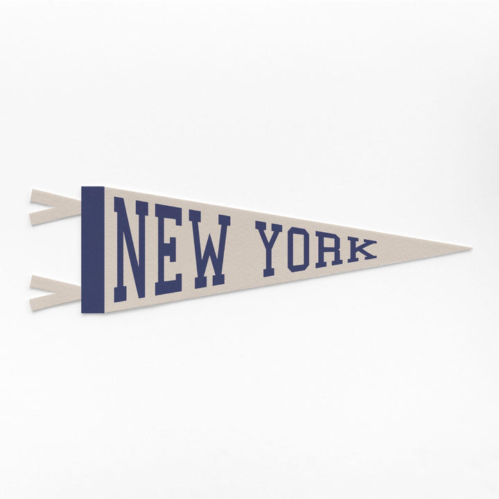 New York Varsity Felt Pennant