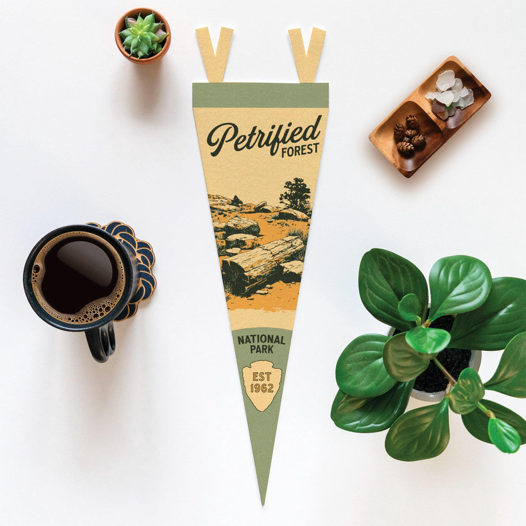 Petrified Forest National Park Felt Pennant