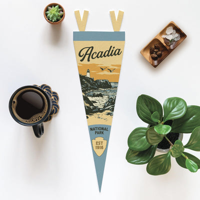 Acadia National Park Felt Pennant