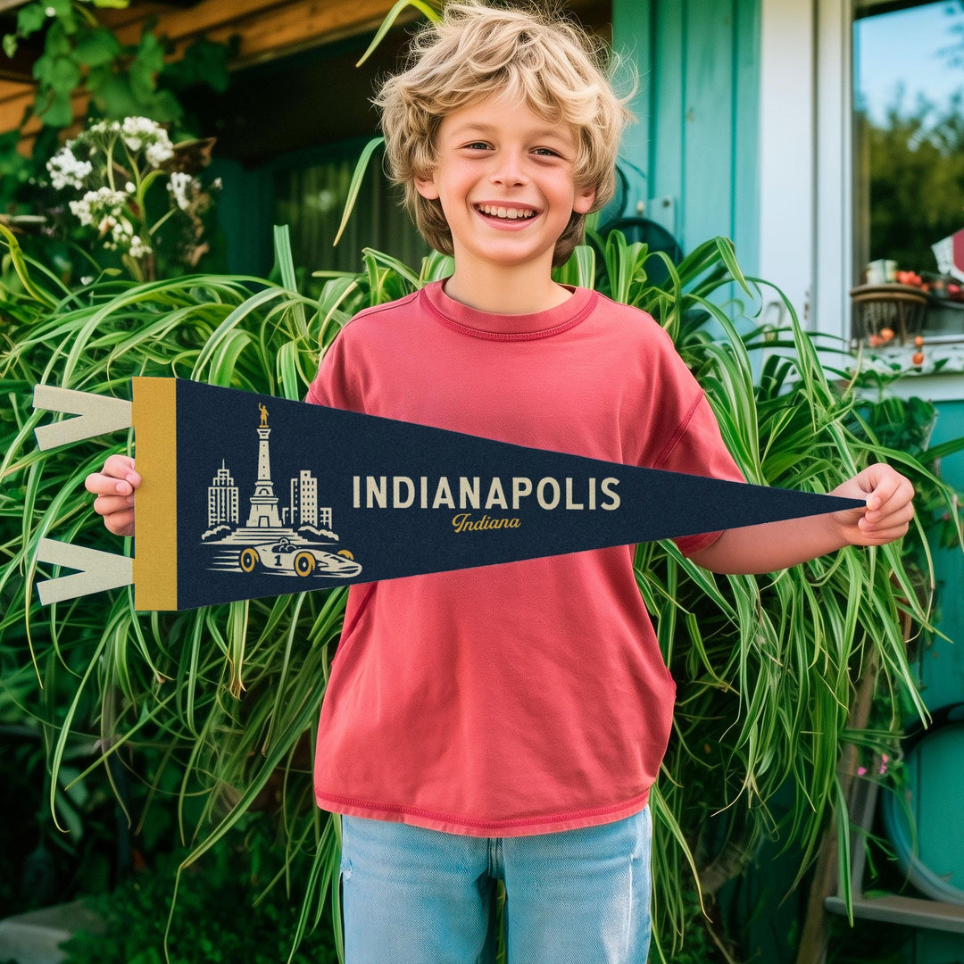 Indianapolis Indiana Felt Pennant