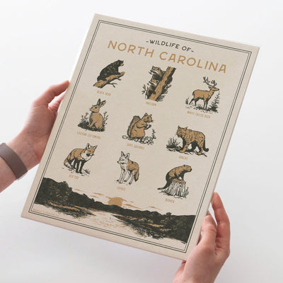 North Carolina Wildlife Print