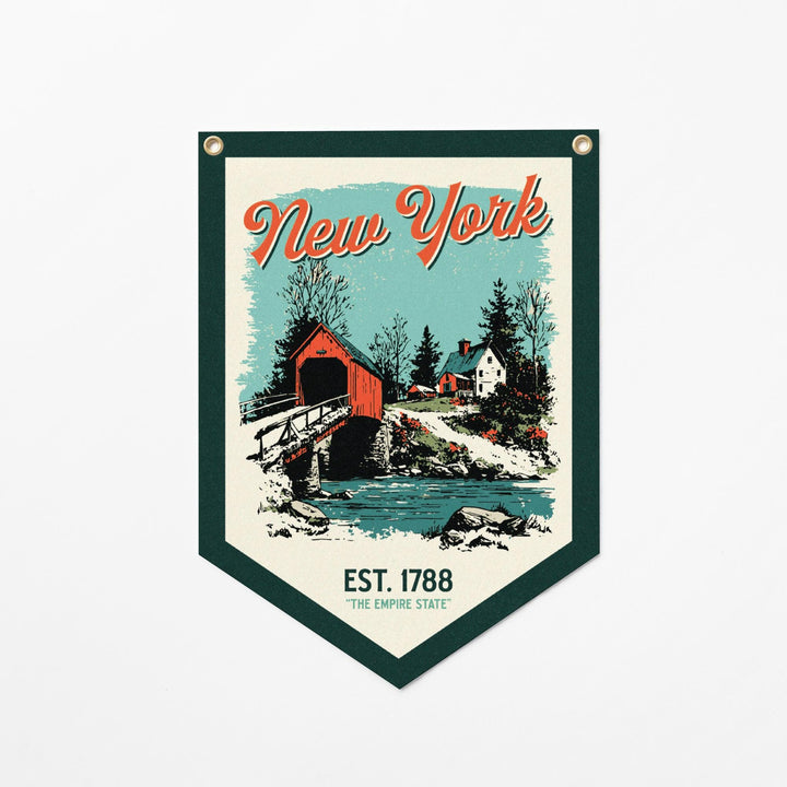 New York Felt Camp Flag