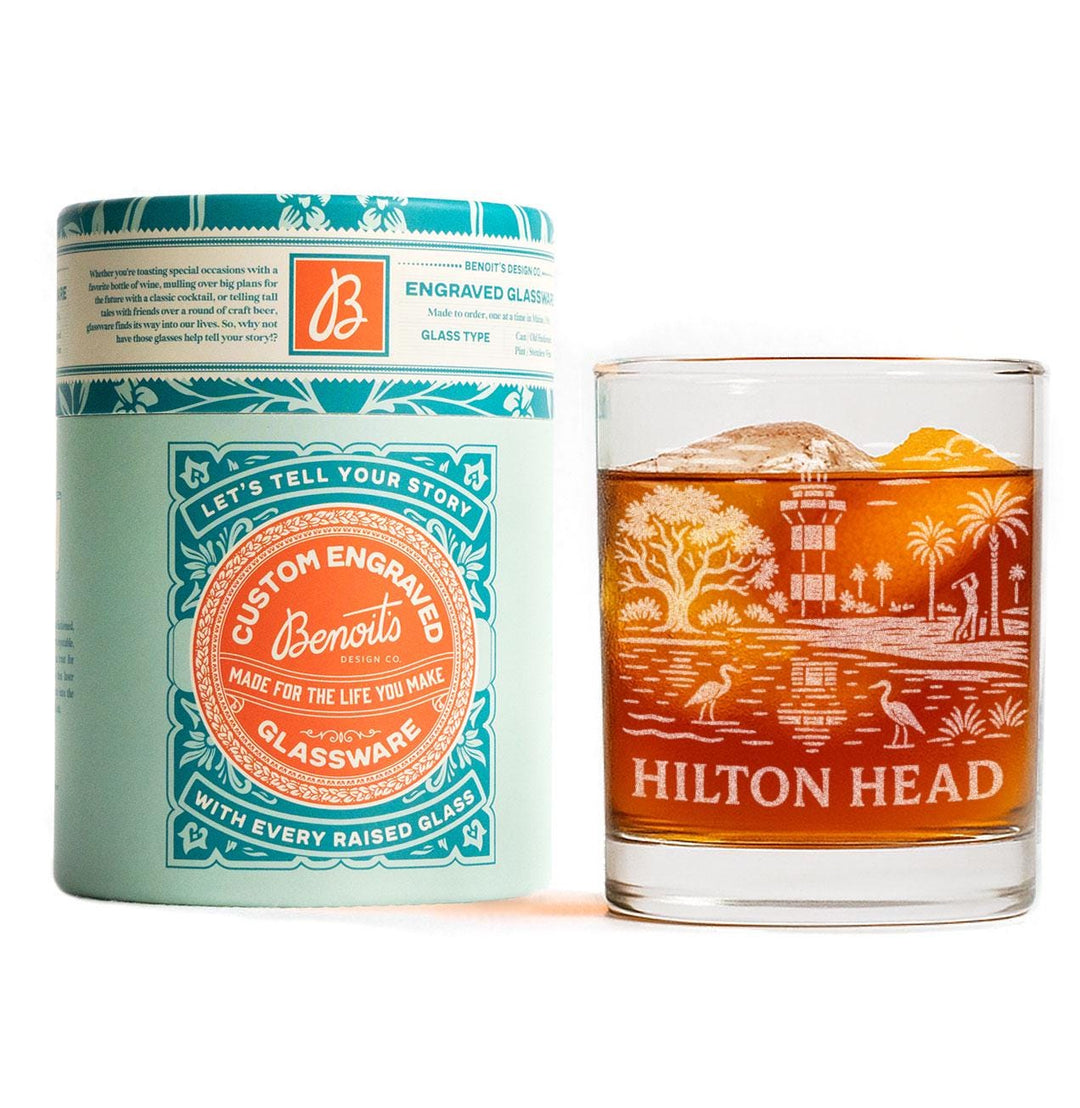 Hilton Head South Carolina Glasses