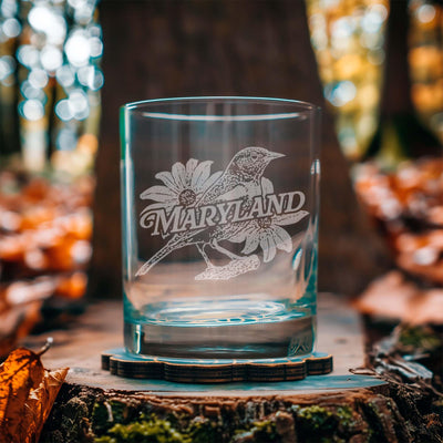 Maryland State Bird Glasses