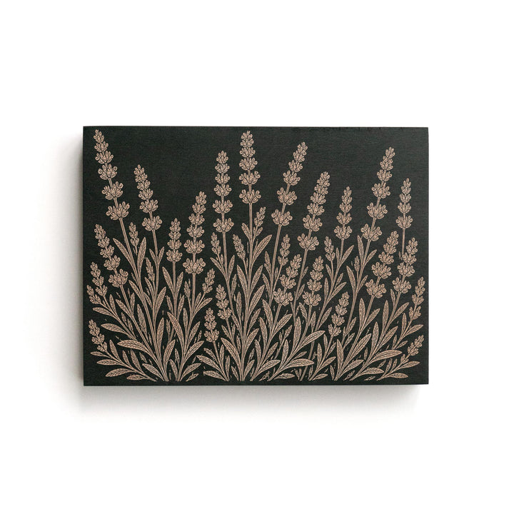 Lavender Engraved Birch Art Panel