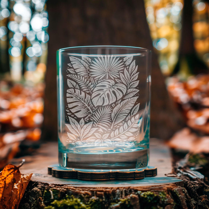 Tropical Leaves Glasses