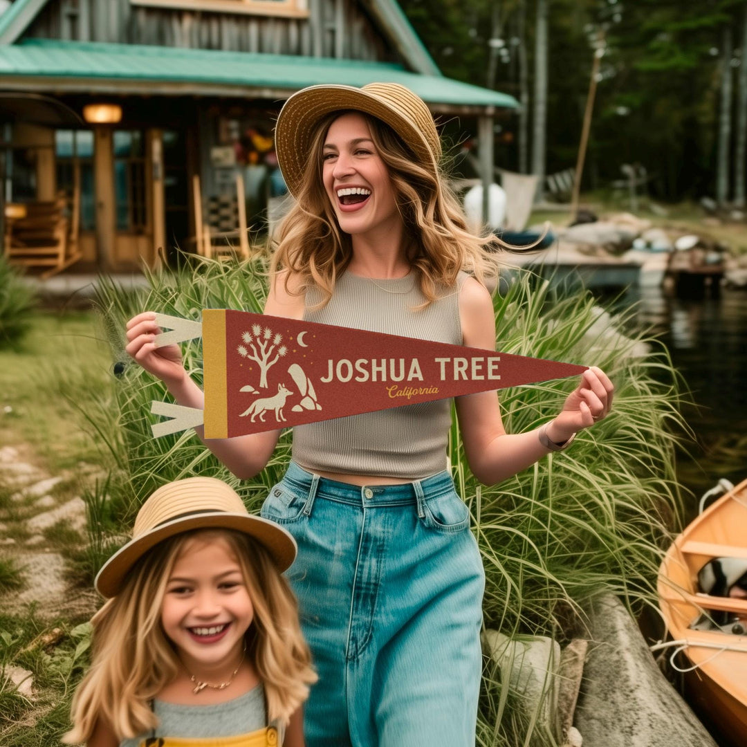 Joshua Tree, California Felt Pennant