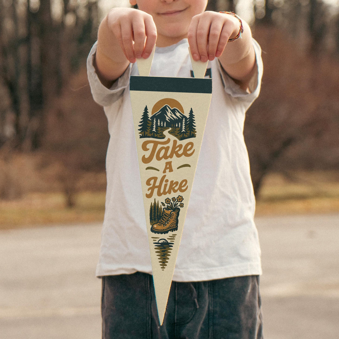 Take A Hike Felt Pennant