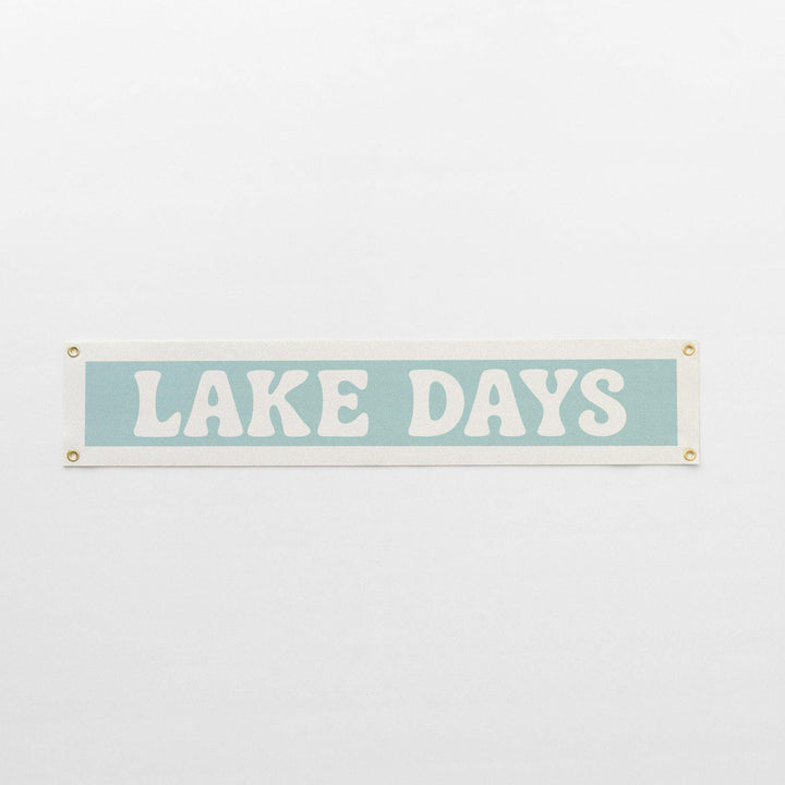 Lake Days Felt Banner
