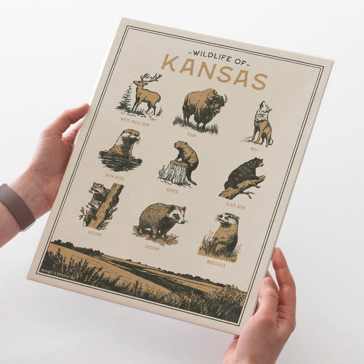 Kansas Wildlife Print