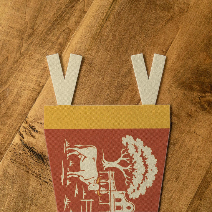 Fort Worth Texas Felt Pennant