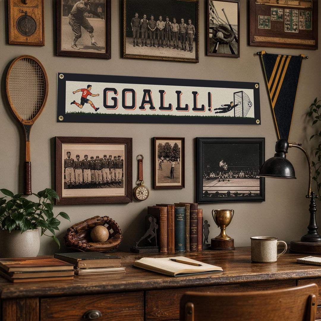 GOALLL! Felt Banner