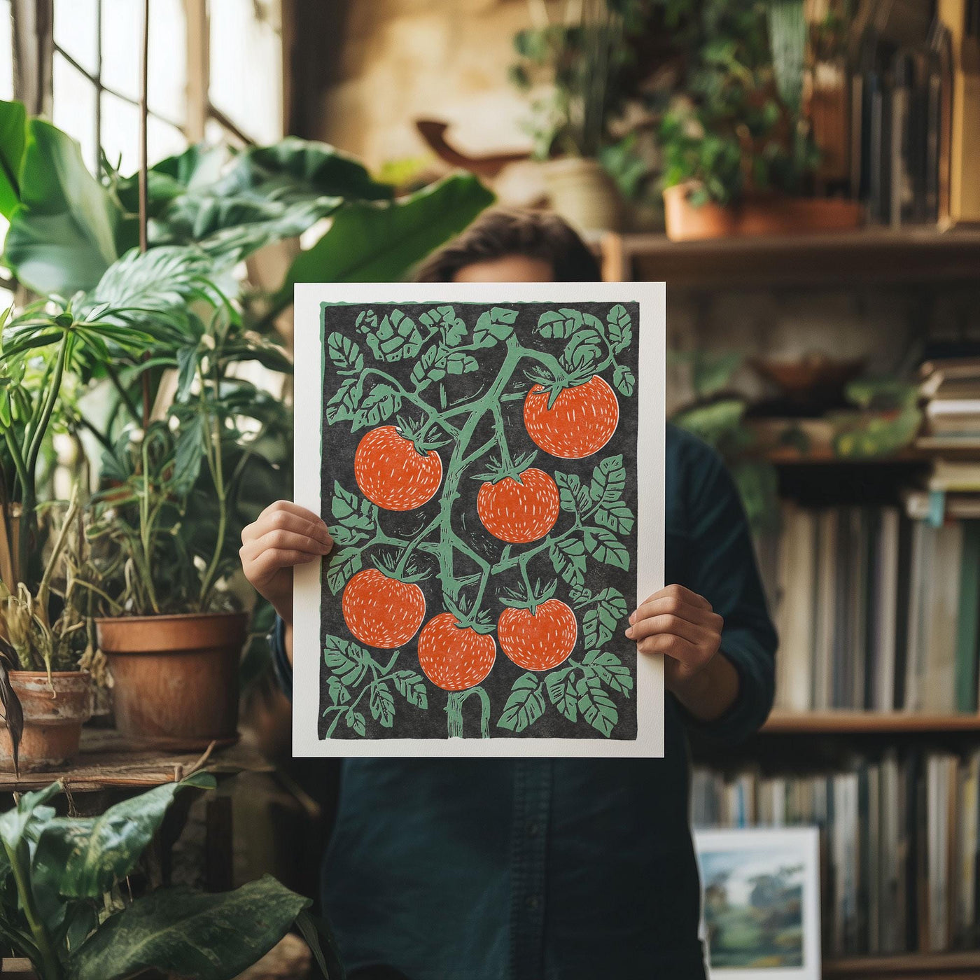 Tomato Vine Art Print