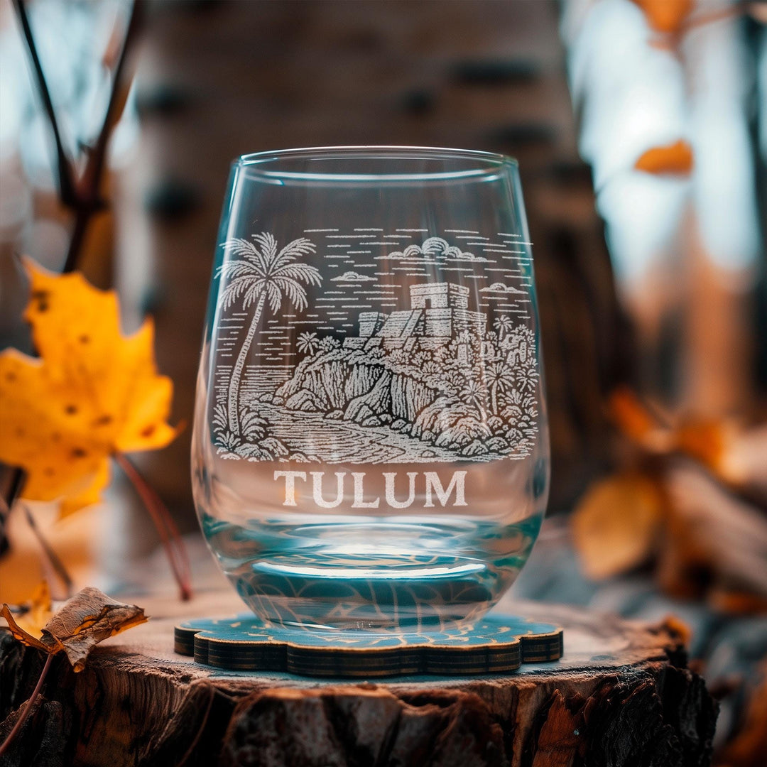 Tulum Mexico Glasses
