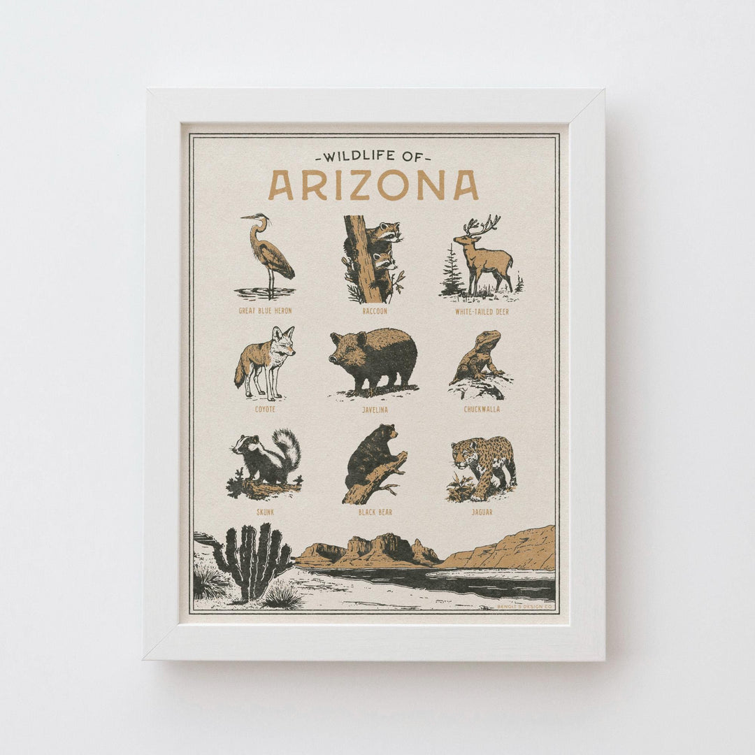 Arizona Wildlife Print