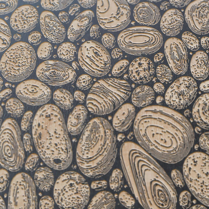 Pebbles Engraved Birch Art Panel