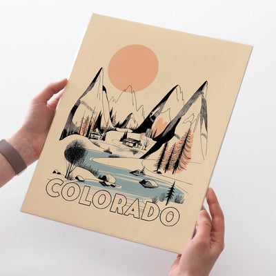 Colorado MCM Paper Print