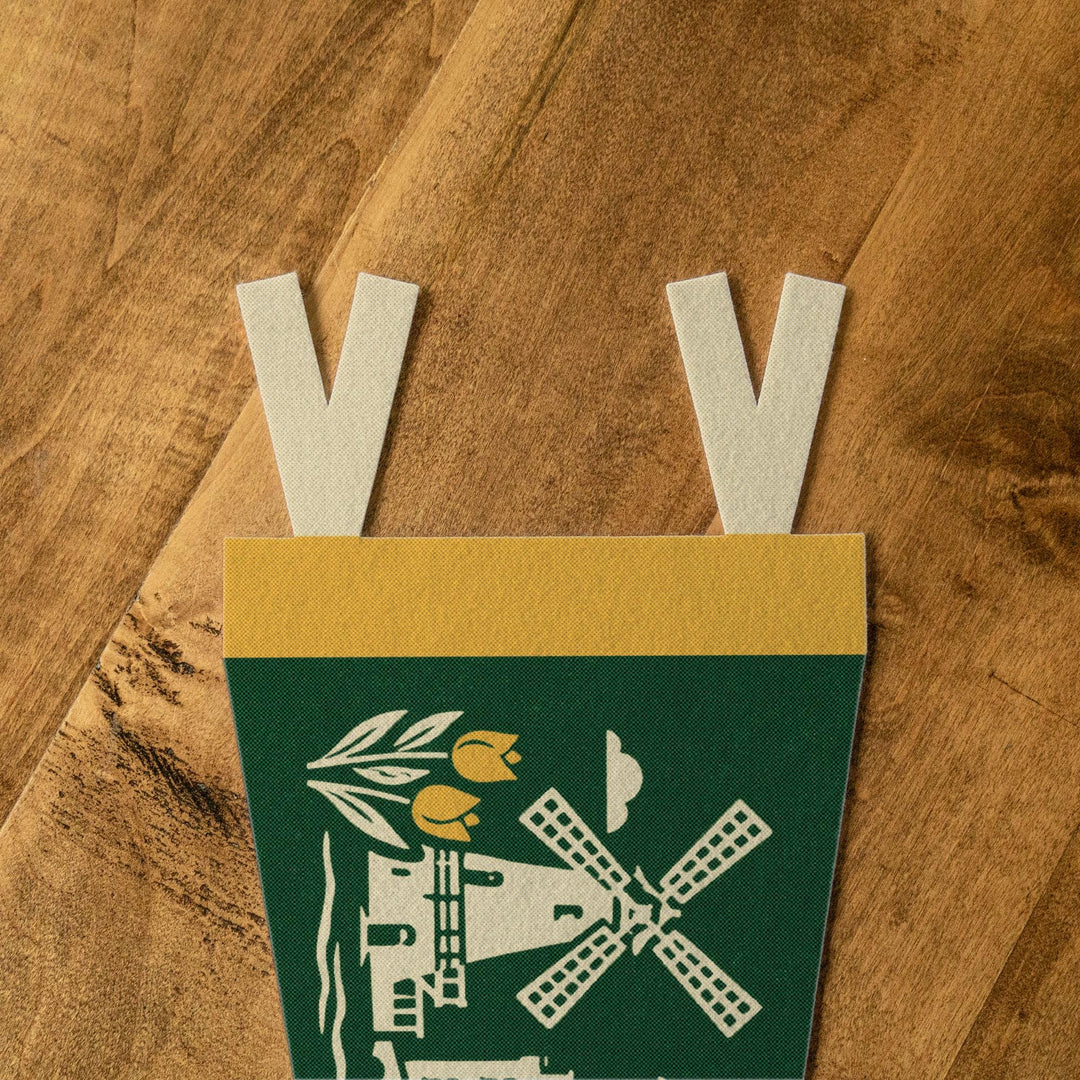 Pella Iowa Felt Pennant
