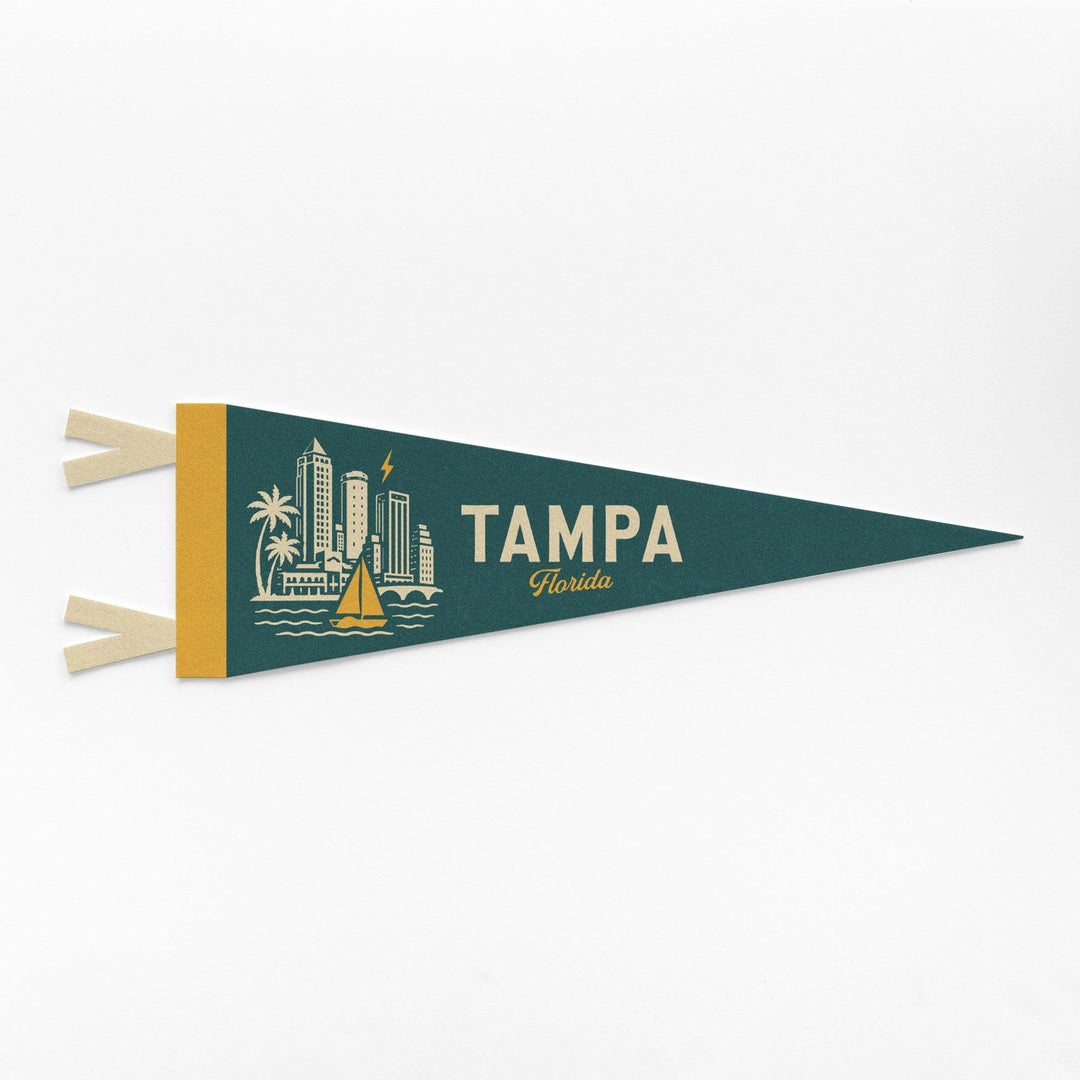 Tampa Florida Felt Pennant