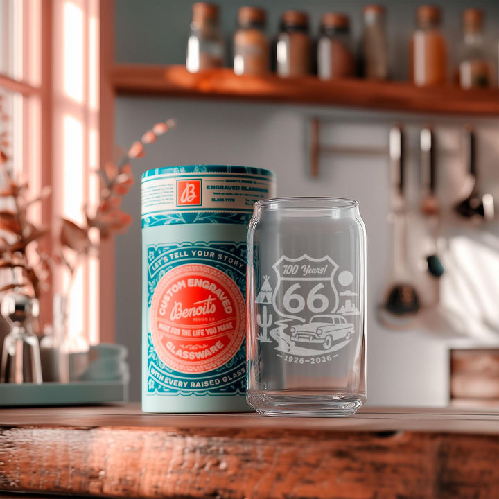 Route 66 Centennial Glass