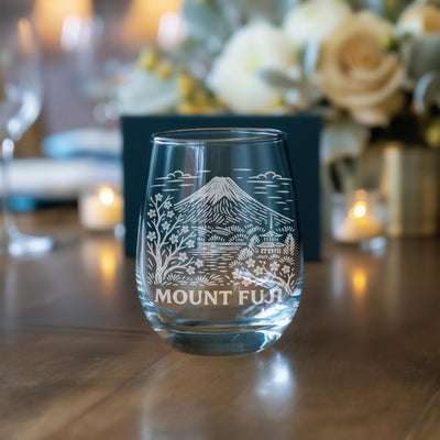 Mount Fuji Japan Glass