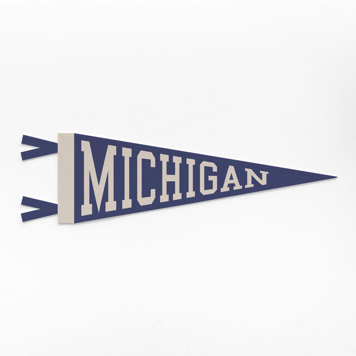 Michigan Varsity Felt Pennant