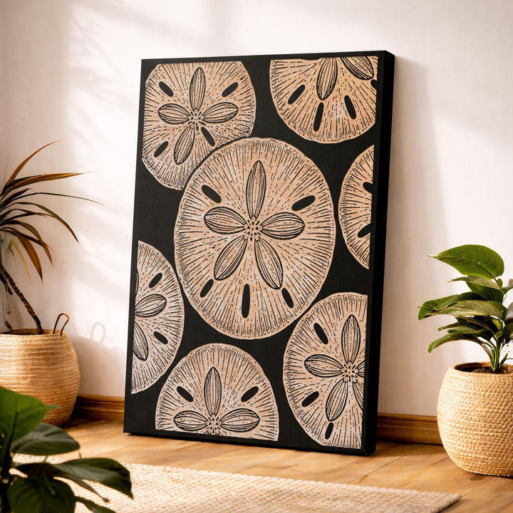 Sand Dollar Engraved Birch Art Panel