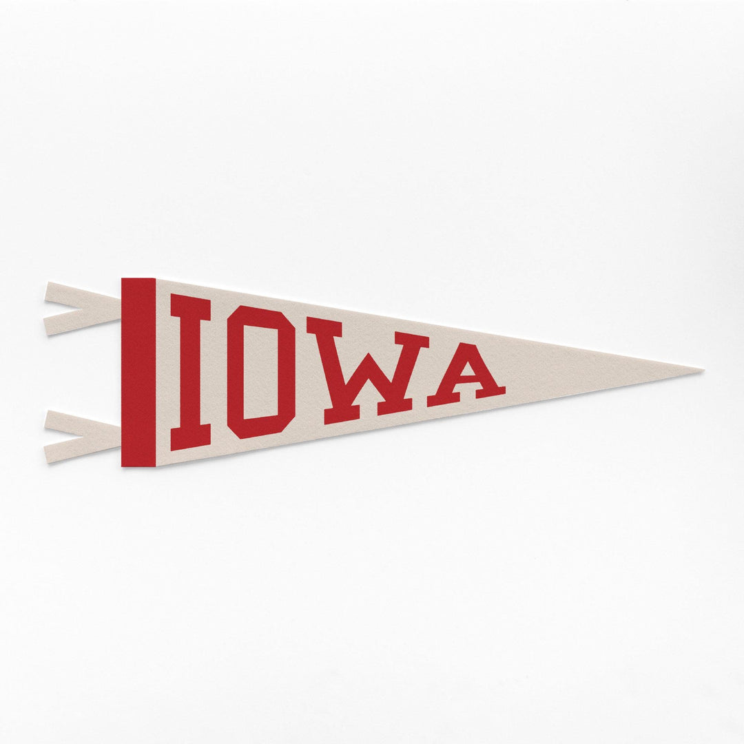 Iowa Varsity Felt Pennant