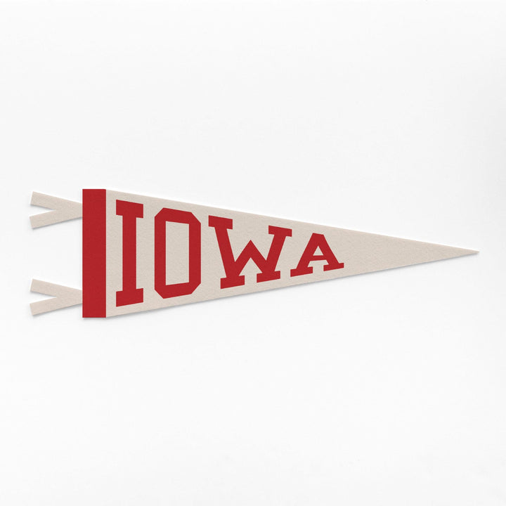 Iowa Varsity Felt Pennant