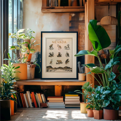 Nevada Wildlife Print