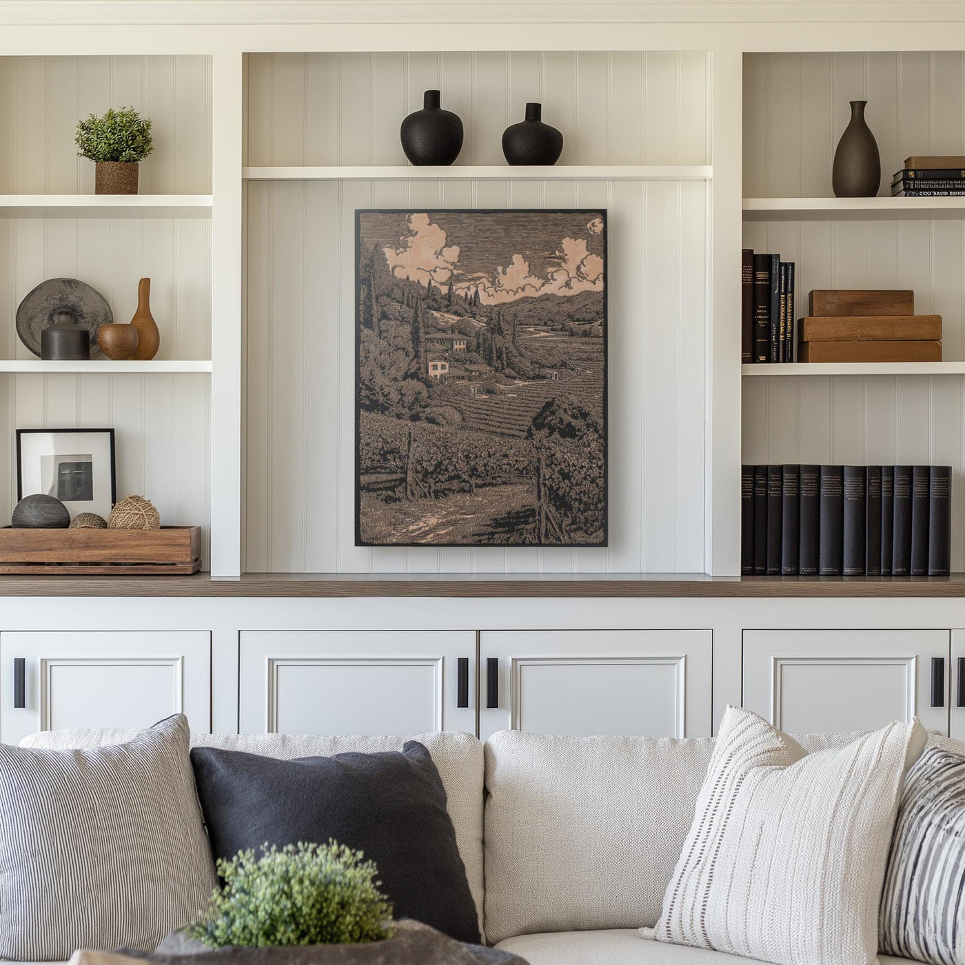 Napa Valley Vineyard Scene Wall Art