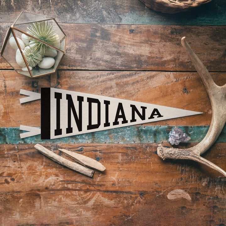 Indiana Varsity Felt Pennant