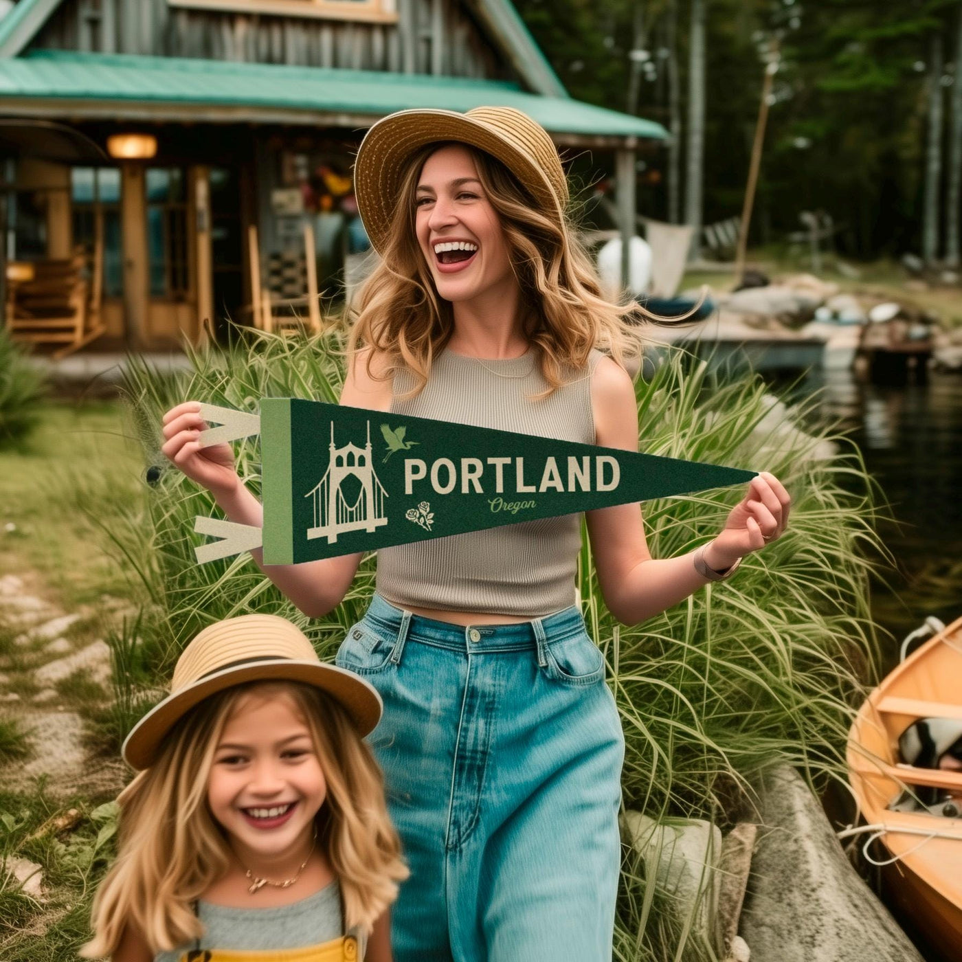 Portland Oregon Felt Pennant