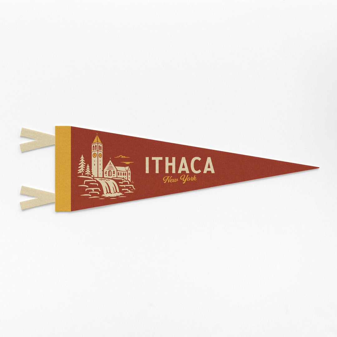 Ithaca New York Felt Pennant